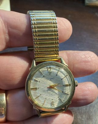 Vintage Walthams Mens Wrist Watch 10kt Gold Filled