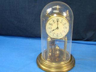 Vintage German Kundo 400 Day Anniversary Mantel Clock