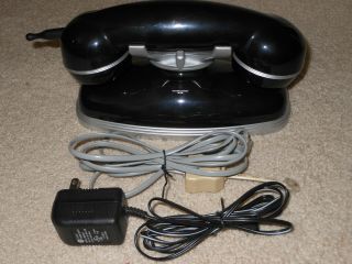 Pottery Barn Teen Grand Cordless Phone Retro Vintage Black