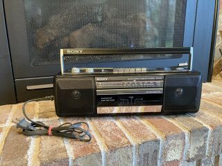 Vintage 90s Sony Am/fm Stereo Cassette - Corder Cfs - 210 Sound Rider &