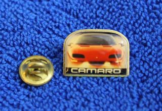 Vintage Chevy Camaro Z28 Chevrolet Hat Lapel Pin Accessory Badge GM Pair 2 2