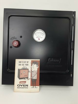Real Vintage Coleman Oven 5010c700 W/ Box And Instructions Made In Usa