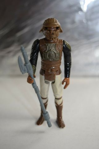 1983 Vintage Star Wars Rotj Lando Calrissian Skiff Guard Disguise Action Figure