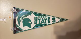 Michigan State Spartans Ncaa Felt Pennant With Holder 12282019