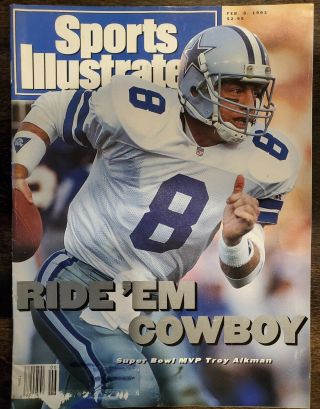 Sports Illustrated February 8,  1993 - Troy Aikman Cover