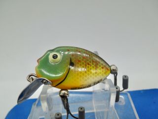Vintage Heddon 380 Tiny Punkinseed Fishing Lure Sun Sunfish 1 Of 2 Bell Hdw