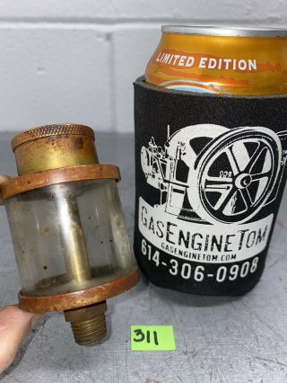 Rod Oiler S0733 Buffalo Steam Oiler Co.  Hit Miss Gas Engine Brass Antique 2