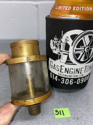 Rod Oiler S0733 Buffalo Steam Oiler Co.  Hit Miss Gas Engine Brass Antique 3