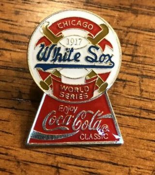 1917 World Series Chicago White Sox Rare Pin 2 Coca - Cola