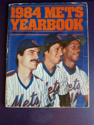 1984 York Mets Mlb Official Team Issued Yearbook