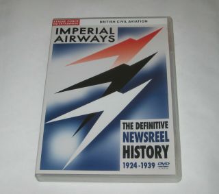 2011 Imperial Airways History Dvd Newsreel History 1924 - 1939