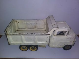 Antique Old Vintage Structo Toy Dump Truck Hydraulic Bed Pressed Steel Tin Parts