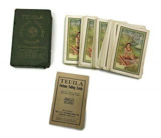 Teuila Fortune Telling Cards Isobel Field Antique 1923 Complete