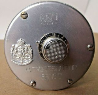 Vintage Abu Garcia Ambassadeur 5500c Silver Baitcasting Reel S/n 760303