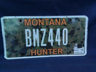 Montana Wildlife Federation License Plate Hunter