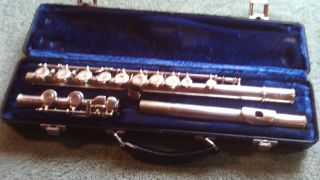 Vintage Selmer " Bundy Ii " Flute With Hard Case Usa