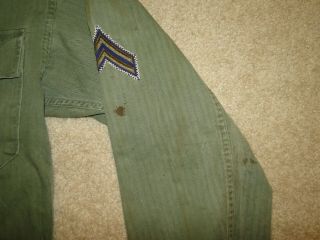 Vintage 40s Wwii Us Militaria Hbt Herringbone Trousers Jacket Sz M