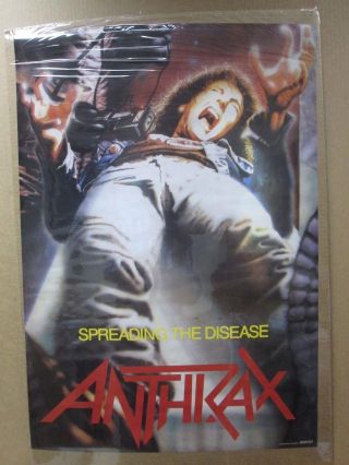 Anthrax Poster Rock Heavy Metal 1980 