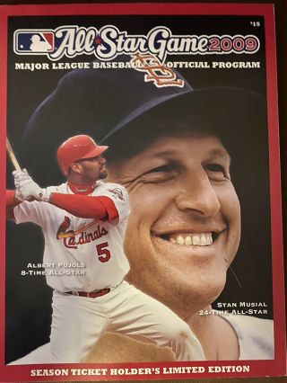 2009 Major League Baseball All Star Game Official Program (limited Edition)