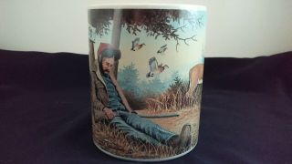 Amusing Vintage Lang And & Wise 1998 The Deer Hunter Coffee Tea Collectors Mug
