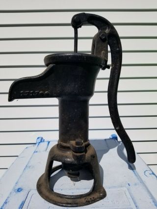 Rare Antique No.  2 Cast Iron Hand Well Water Pump By Gould 