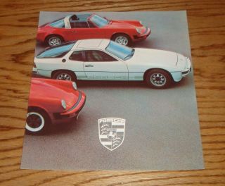1979 Porsche Full Line Sales Brochure 79 924 911 Sc Turbo 928