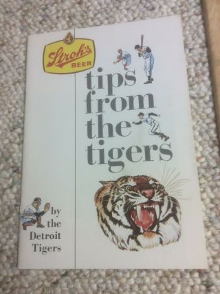Vintage 1968 Detroit Tigers/stroh 