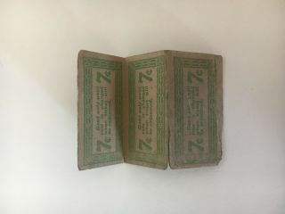 Bay State Street Railway Co.  Tickets 49700; Pre - 1919; 7c; W.  B.  Donham Receiver 2