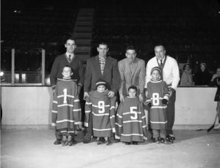 Maurice Richard,  Toe Blake,  Jaques Plante Montreal Canadiens 8x10 Photo