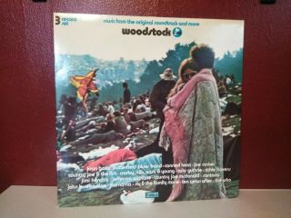 Woodstock (3) Music From The Soundtrack Lp Record Vinyl Album Vintage