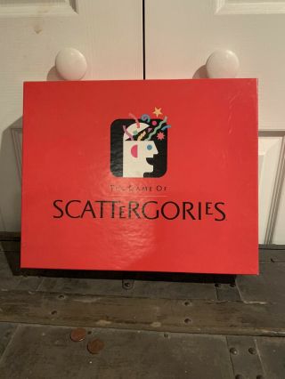 Vintage 1988 The Game Of Scattergories Never Played Complete