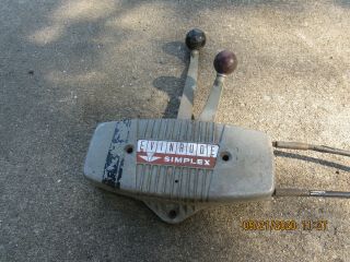 Evinrude Antique Outboard Motor 1958 - 59 Remote Control,  Cables With Merc Ends