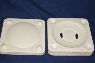 Vintage Ceramic Pottery Slip Casting Mold - Holland - 8 1/2 " Smooth Plate - H51