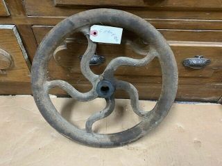 Flywheel Champion B&f Post Drill Press Blacksmith Antique Wheel Table Base 14 "