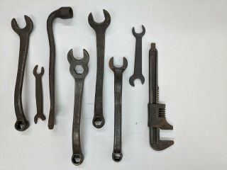 Set Of 8 Antique Ford Model A And Model T Wrenches
