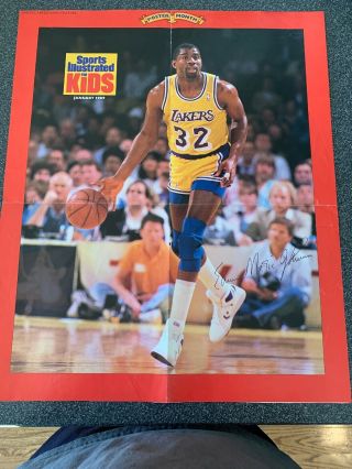 Magic Johnson Sports Illistrated For Kids Poster