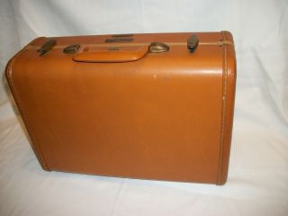 Vintage Samsonite Shwayder Bros Brown Small 15 " Case No.  4916 Carry - On Luggage