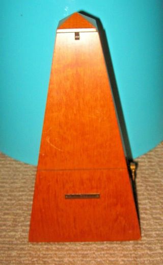 Vintage Wood Metronome De Maelzel Seth Thomas E899 - 575 Iss - 2,