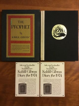 The Prophet Kahlil Gibran Vintage Hardcover Slipcase Box 16th Printing Knopf