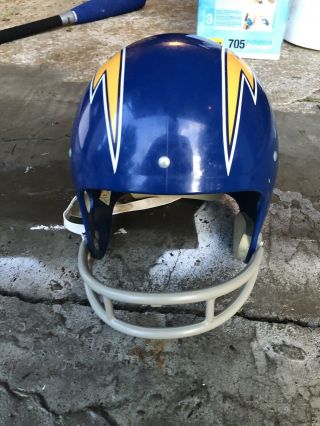 Vintage Rawlings Football Helmet NFL San Diego Chargers Store Model 2