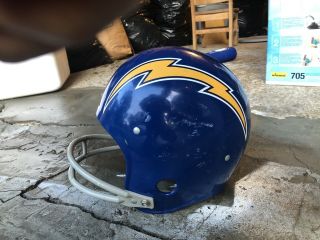 Vintage Rawlings Football Helmet NFL San Diego Chargers Store Model 3