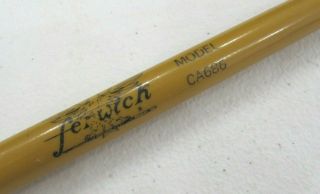 Vintage Fenwick Model Ca686 Yellow Fiberglass Casting Fishing Rod Blank Usa Nos