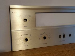 Vintage 1960 ' s FISHER 400 Tube Stereo Receiver Faceplate 2