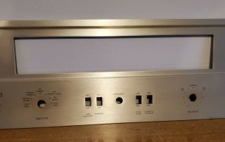 Vintage 1960 ' s FISHER 400 Tube Stereo Receiver Faceplate 3