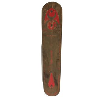 Vintage 1960s Zipees Wood Skateboard Sidewalk Surf Board All - Pro 23” Manning Mfg