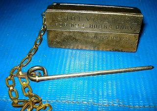 Antique Clipper Belt Lacer Vise 101 For 2 " Belts Using 1 Hooks Only