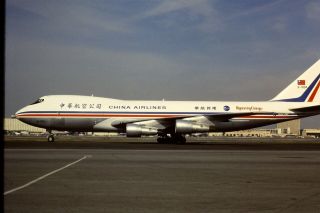 35mm Colour Slide of China Airlines Cargo Boeing 747 - 209F B - 1894 3