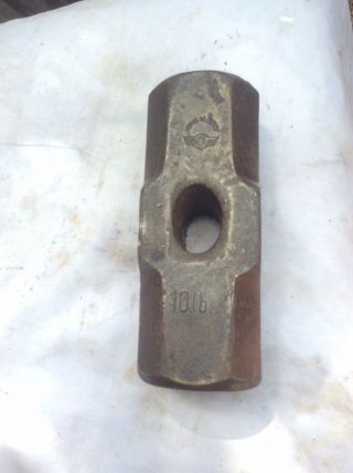 Vintage 10 Lb.  Sledge Hammer Head Made In Spain