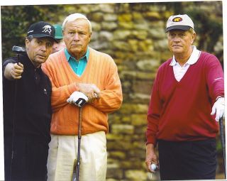 Gary Player Arnold Palmer Jack Nicklaus 8 X 10 Glossy Photo Nm - Mt Golf Pga