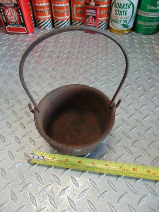 Vintage Cast Iron Melting Pot Chicago Specialty Mfg